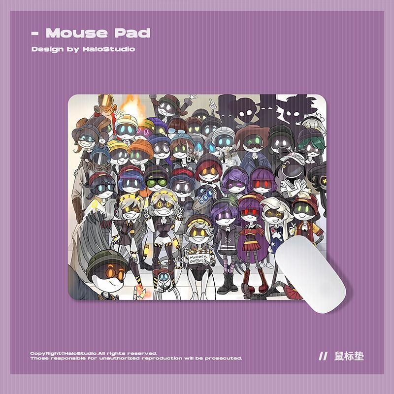 Gaming Keyboard Mouse - Anime Murder Drones Merch Mauspad, Büro-Schreibtischunterlage,