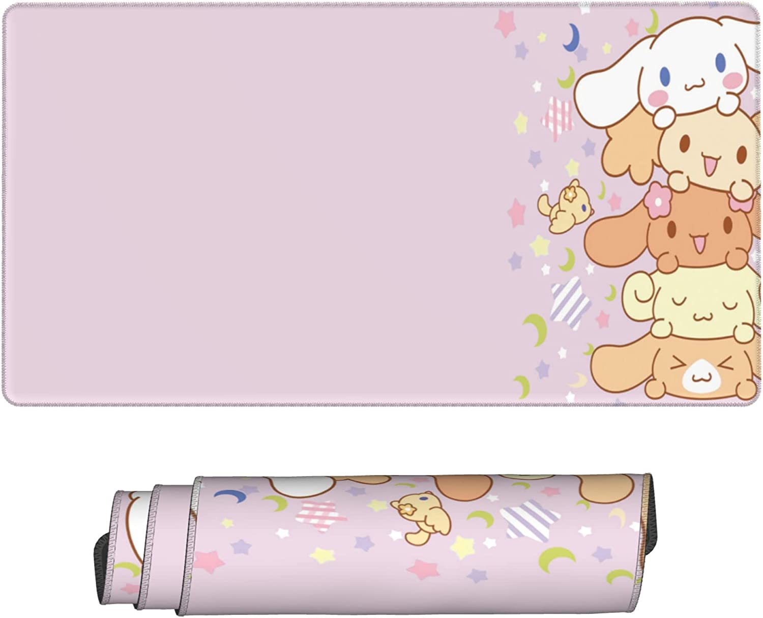 Gaming Keyboard Mouse - Kawaii süße Hunde-Mauspads, Neuheit, Anime, großes