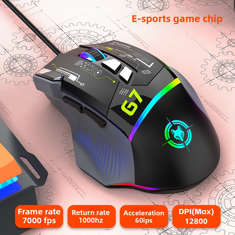 G6 Kabelgebundene Gaming-Maus  – Gaming Keyboard 1 Hand Bewertung und Preis