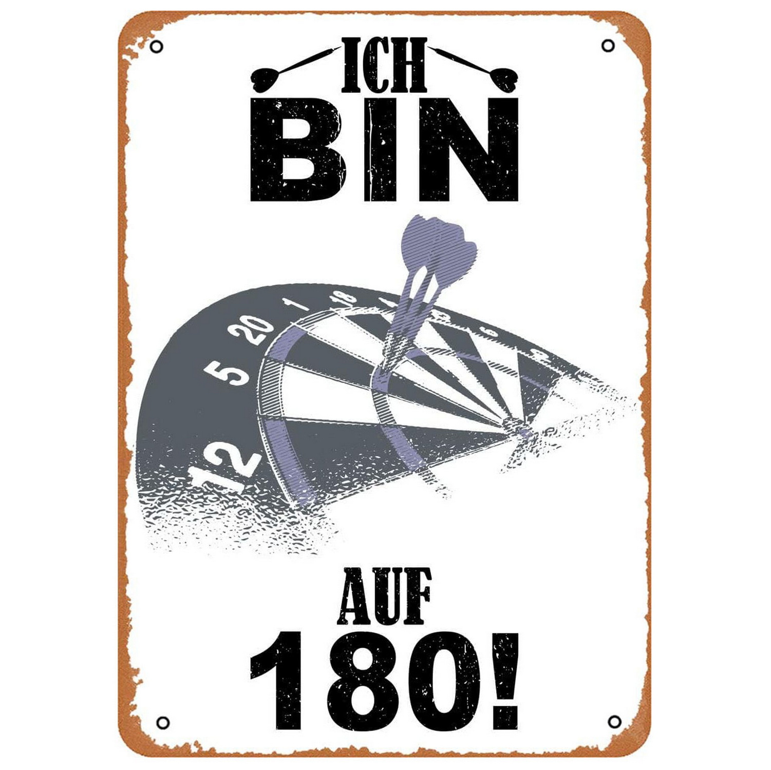 Vintage Darts & Bier Blechschi – Brass Weight Plate Bewertung und Preis