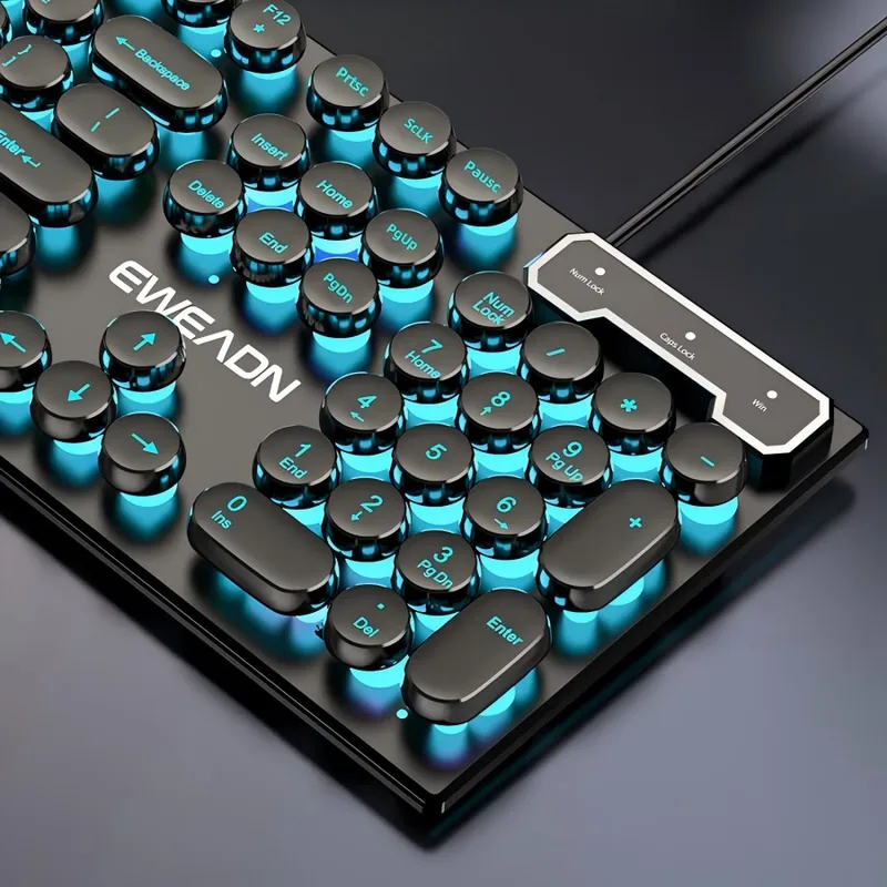 Retro Punk Mechanisches Tastat – Gaming Keyboard Mouse Bewertung und Preis