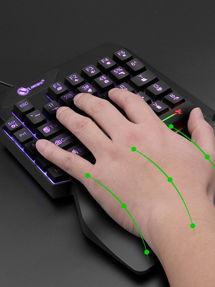 Mechanische Einhand-Gaming-Tas – Gaming Keyboard Half Bewertung und Preis
