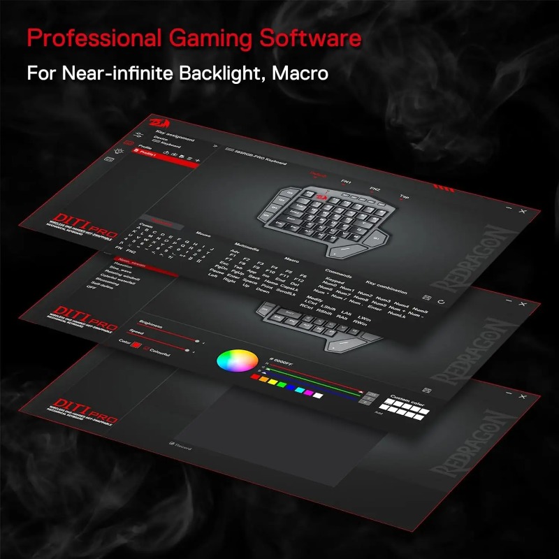 Neue Redragon K585 PRO Kabello – Gaming Keyboard 1 Hand Bewertung und Preis