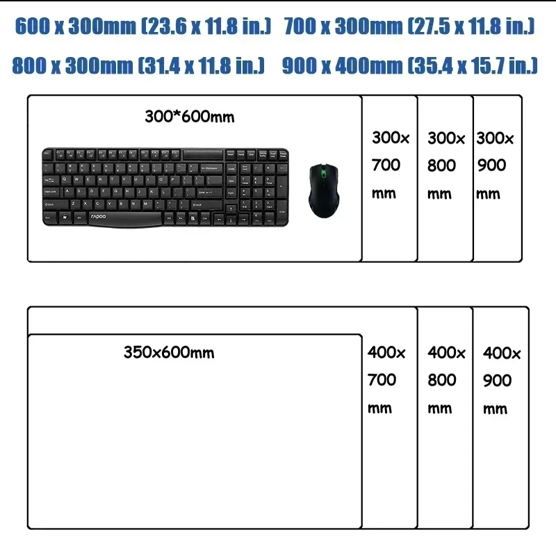 Mairuige XXL DIY Anime Mauspad – Gaming Keyboard Mouse Bewertung und Preis