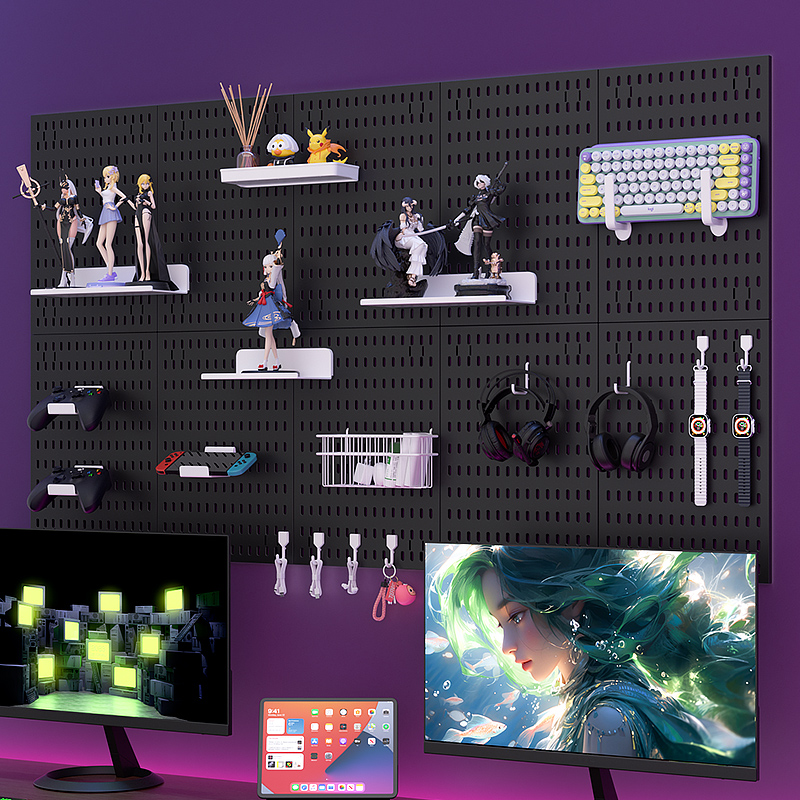 Selbstklebendes Pegboard-Regal – Gaming Keyboard Mouse Bewertung und Preis