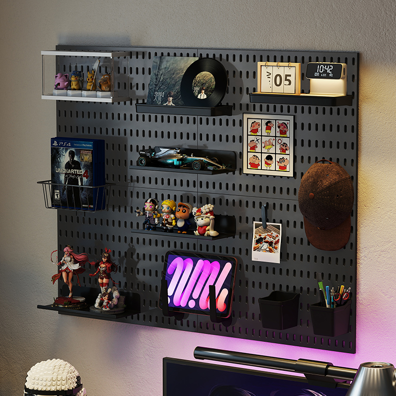 Selbstklebendes Pegboard-Regal – Gaming Keyboard Mouse Bewertung und Preis