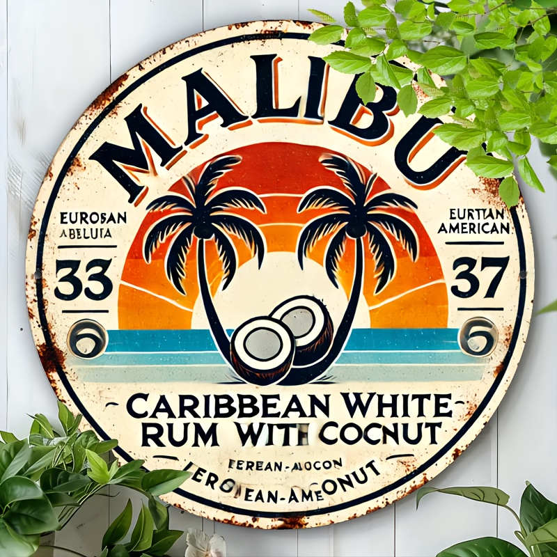 Vintage Malibu Rum Coconut Alu – Brass Weight Plate Bewertung und Preis