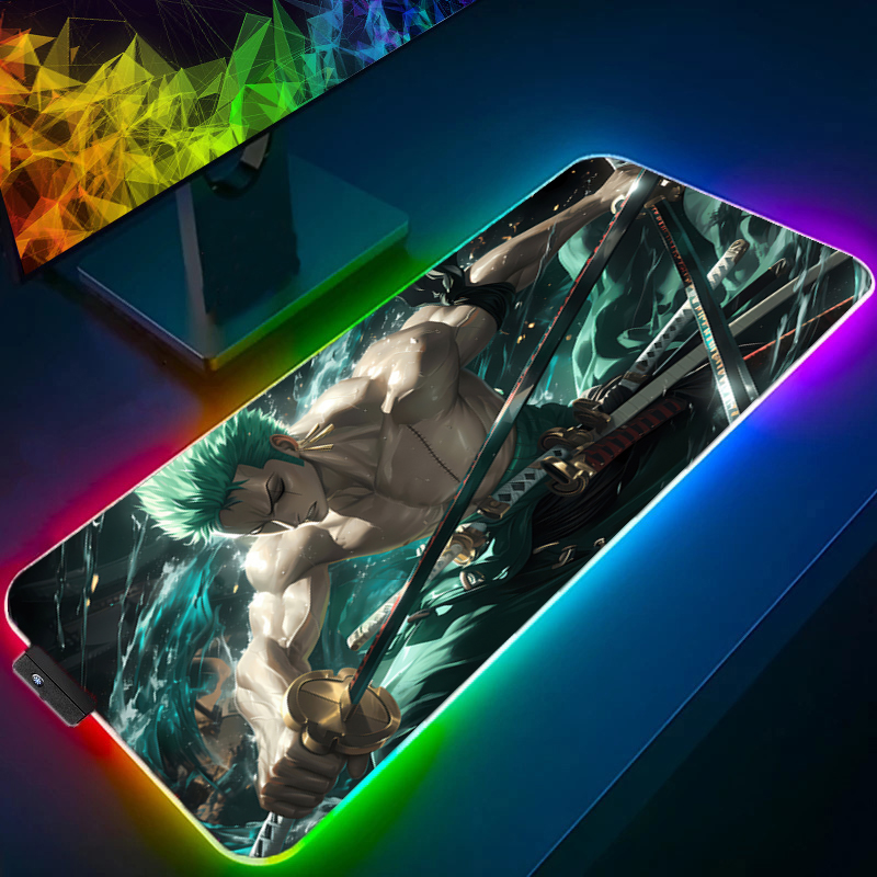 ONE PIECE Zoro Mauspad RGB Gam – Gaming Keyboard No Rgb Bewertung und Preis