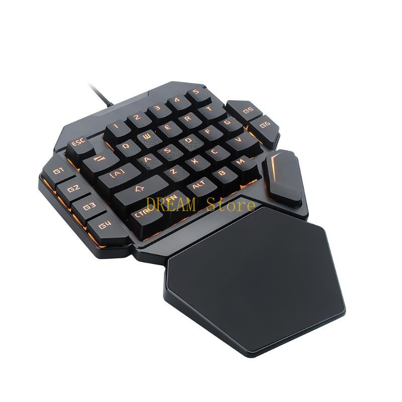 Einhand-RGB-Leuchthintergrundb – Gaming Keyboard Half Bewertung und Preis