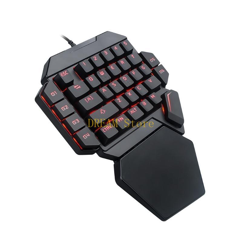 Einhand-RGB-Leuchthintergrundb – Gaming Keyboard Half Bewertung und Preis