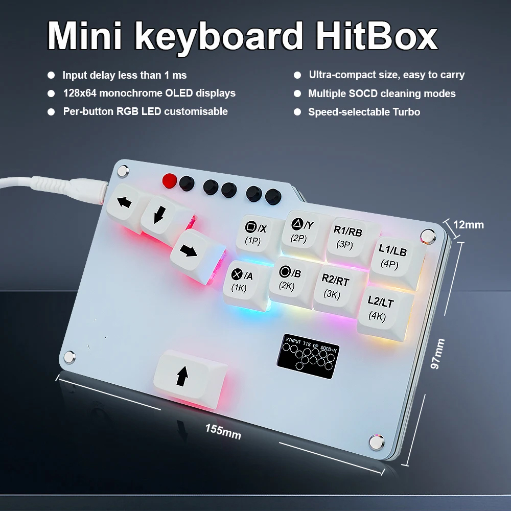 Hitbox Mini GP2040 CE Fightsti – Gaming Keyboard Mini Bewertung und Preis