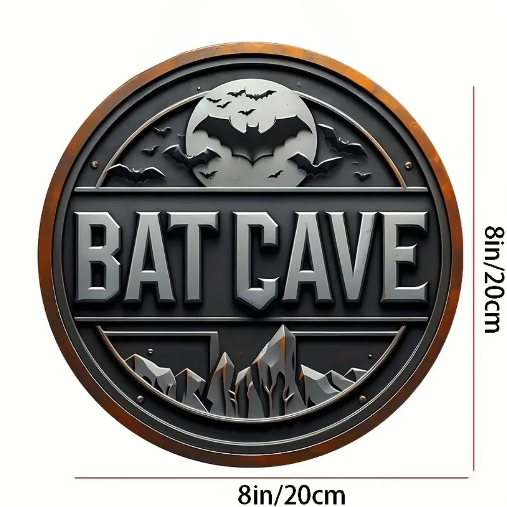 Vintage Batcave Metallschild – – Brass Weight Plate Bewertung und Preis