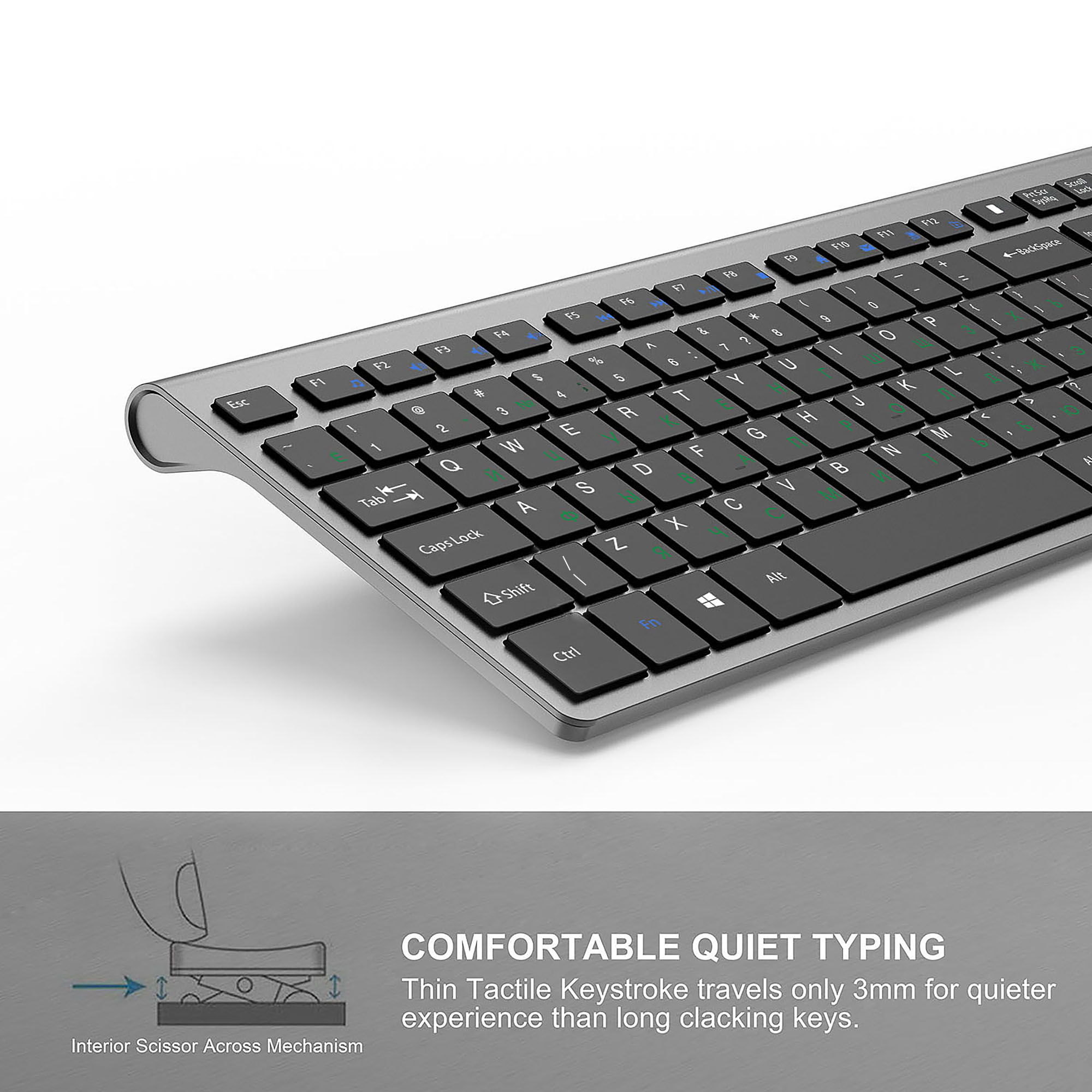 2,4G Wiederaufladbare Drahtlos – Gaming Keyboard And Mouse Wireless Bewertung und Preis