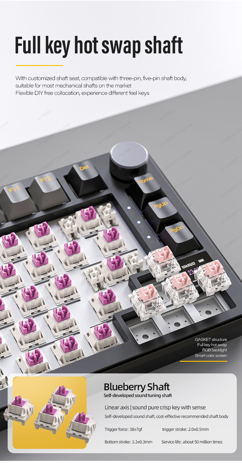 2024 Neue AL66 Mechanische Tas – Gaming Keyboard No Rgb Bewertung und Preis