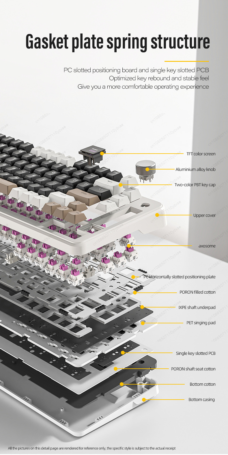 2024 Neue AL66 Mechanische Tas – Gaming Keyboard No Rgb Bewertung und Preis