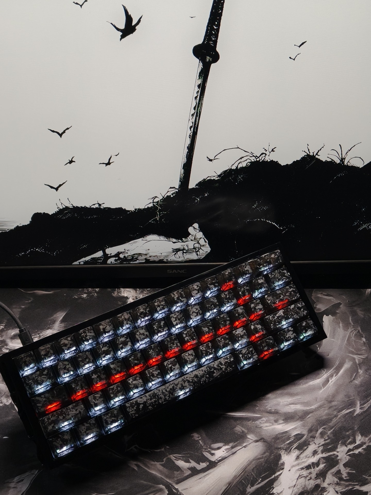 Benutzerdefinierte 60% Layout  – Gaming Keyboard No Number Pad Bewertung und Preis