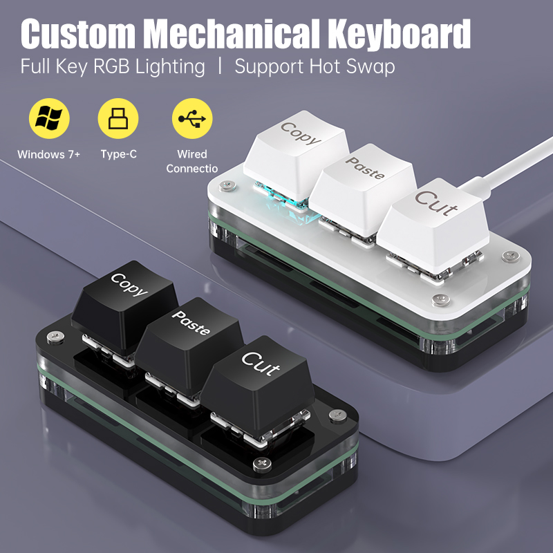 3-Tasten Makro-Programmier-Min – Gaming Keyboard Mini Bewertung und Preis
