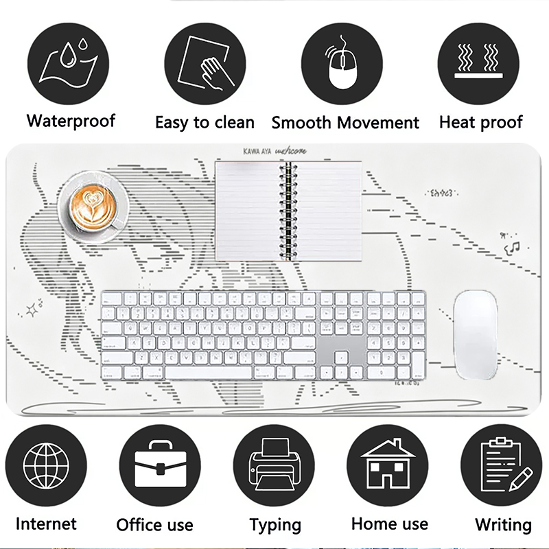 1 Stück Leder-Mauspad Anime En – Gaming Keyboard Mouse Bewertung und Preis