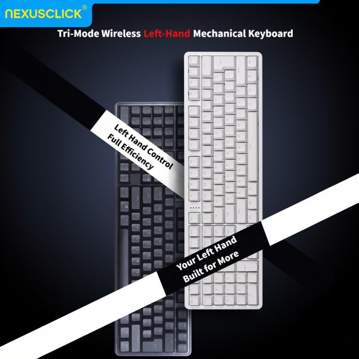 NexusClick Ergonomische Linksh – Gaming Keyboard No Number Pad Bewertung und Preis