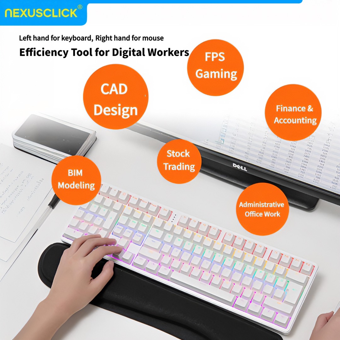 NexusClick Ergonomische Linksh – Gaming Keyboard No Number Pad Bewertung und Preis